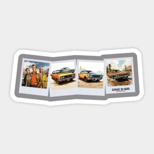 Vintage muscle cars Sticker